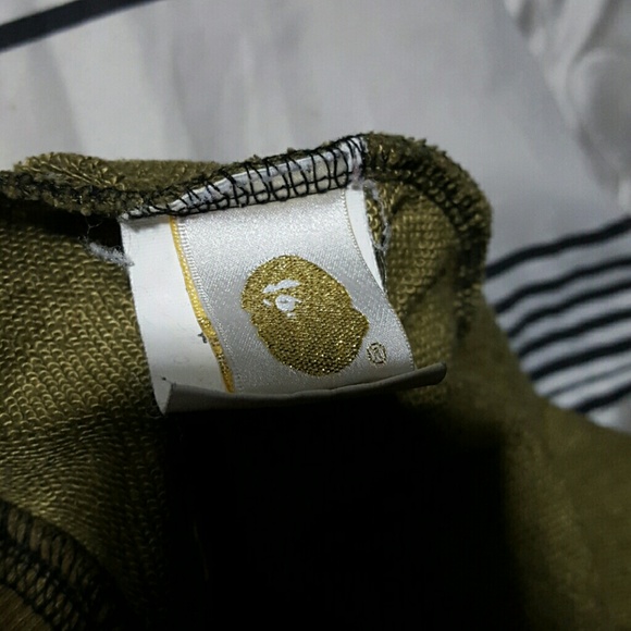 Half bape half black zip up